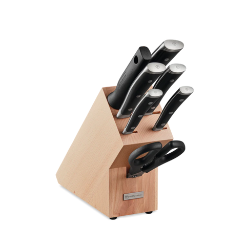 Classic Ikon Black Knife Block Set 8 Piece