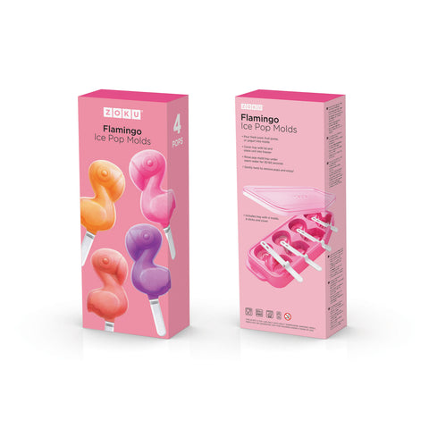 Flamingo Ice Pop Moulds