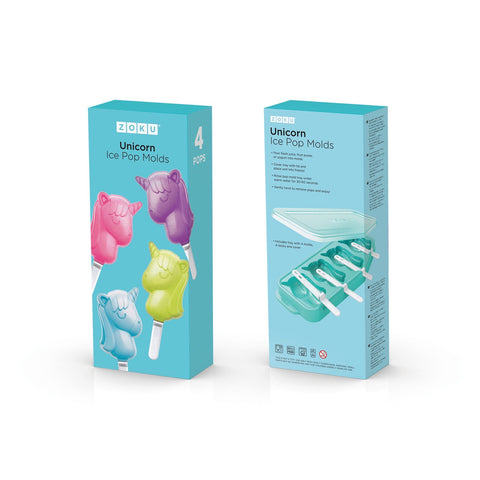 Unicorn Ice Pop Moulds