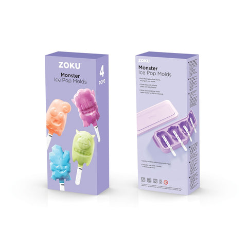 Monster Ice Pop Moulds
