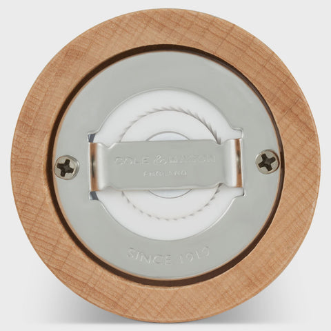 London Natural Beech Salt Mill - 13cm