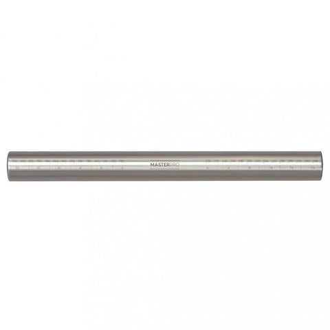 Professional Rolling Pin With Measurements 40X3.5X3.5cm Stainless Steel