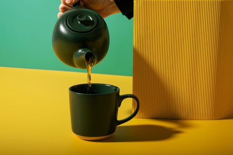 Ceramic Mug, Green, 350ml, Labelled