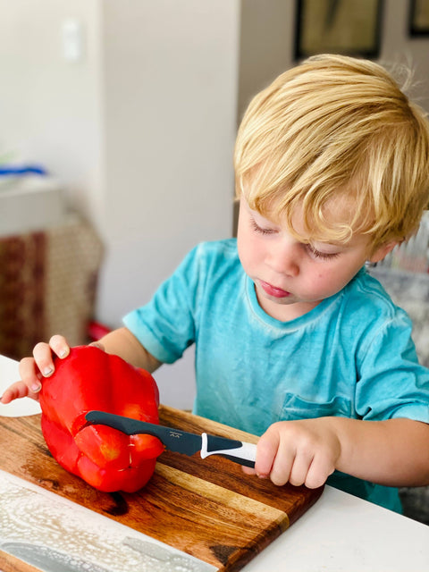 KiddiKutter Child Safe Knife - CHARCOAL