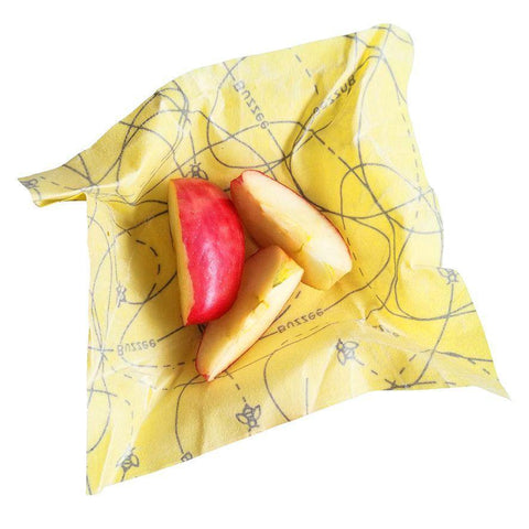 Organic Beeswax Wraps Pack of 4- Busy Bees / Busy Bees