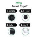 Small Reusable Travel Cup - Black