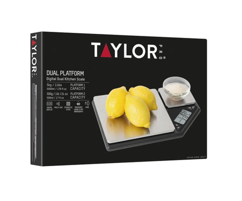 Dual Platform Digital Kitchen Scale, 5kg/500g, Gift Boxed