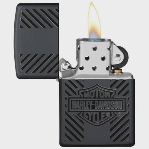 Harley Davidson Black Matte Logo