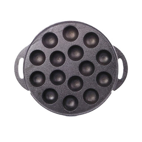 Cast Iron (Pre-Seasoned) Poffertjes Cooker (15 Moulds)