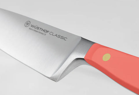 Classic Colour Coral Peach Cooks Knife 16cm