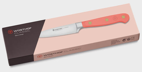 Classic Colour Coral Peach Paring Knife 9cm