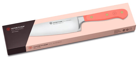 Classic Colour Coral Peach Cooks Knife 16cm