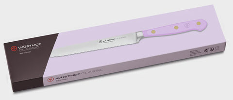 Classic Colour Purple Yam Serrated Utility Knife 14Cm