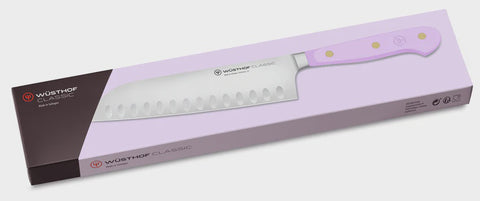 Classic Colour Purple Yam Santoku Knife 17Cm