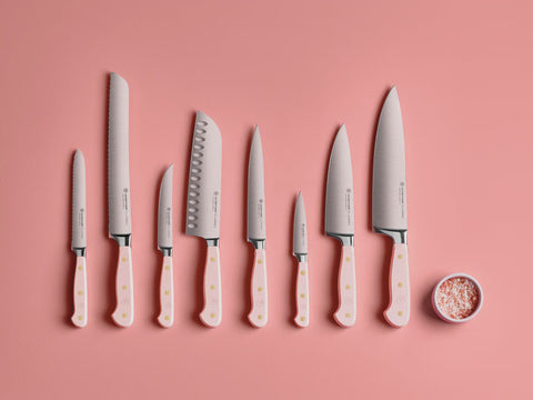 Classic Colour Himalayan Salt Serrated Utility Knife 14cm