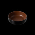 Brown & Black 4?0Small Round Dish Coucou Design