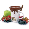 Nostalgia 4 Piece Chocolate Fondue Mug Set