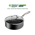 Tefal Unlimited Premium Non-Stick Induction Saute Pan 24cm   Lid