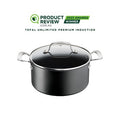 Tefal Unlimited Premium Induction Non-stick Induction Stewpot 24cm/5L   Lid
