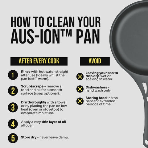 AUS-ION Frypans - 4 Sizes