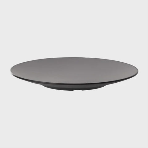 Grey & Black 430G 12Round Plate Coucou Design