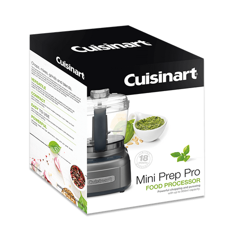 Mini Prep Food Processor - Gun Metal Grey