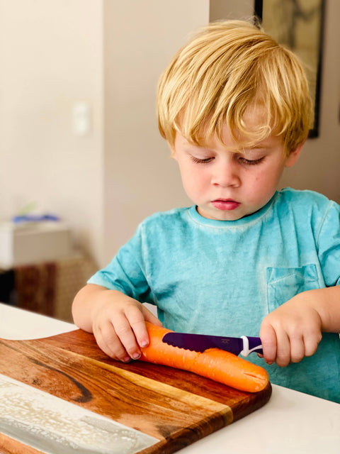 KiddiKutter Child Safe Knife - Purple