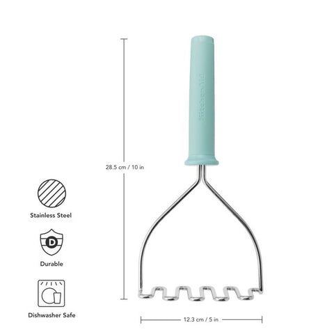 Masher, Soft Grip, Mineral Water, Carded