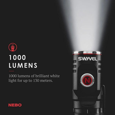 Swyvel 1000 Lumen Rechargeable Pocket Light