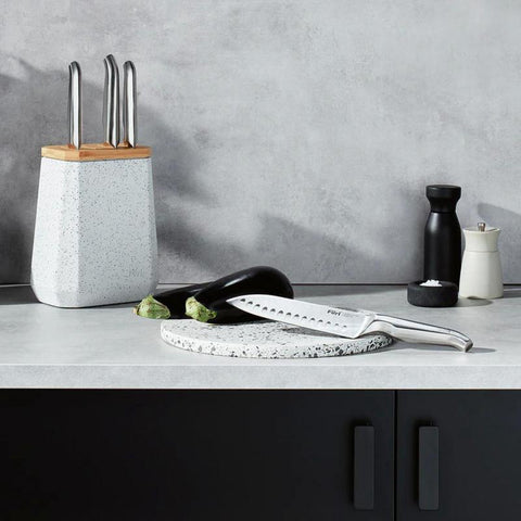Pro Stone Block Set Black & White Terrazzo 5 Piece
