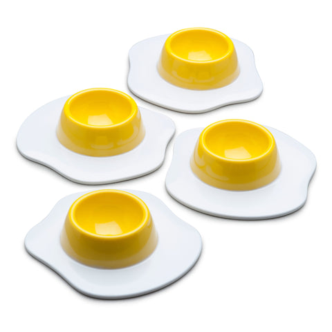 Eggtastic Egg Cups White & Yellow