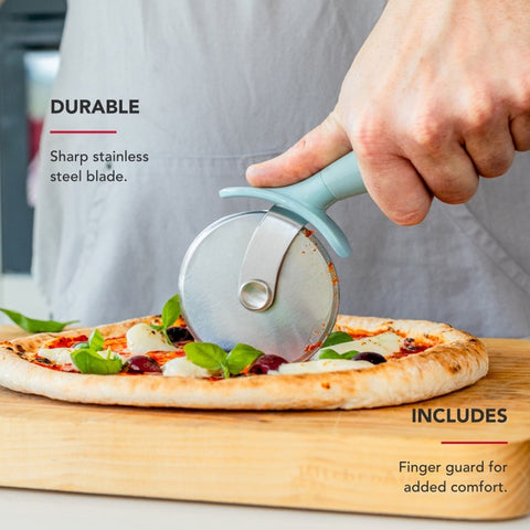Pizza Wheel, Soft Grip, Mineral Water, Carded