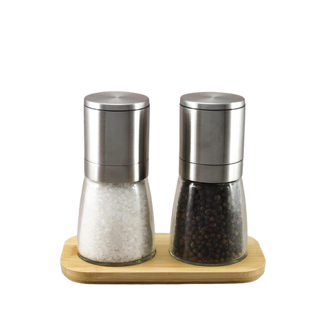 3 Piece Spirit Upside-Down Mill Set (Black Peppercorn & Australian Sea Salt)