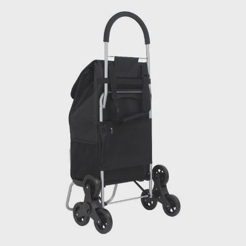 Handy Trolley With Climbing Wheels - Black