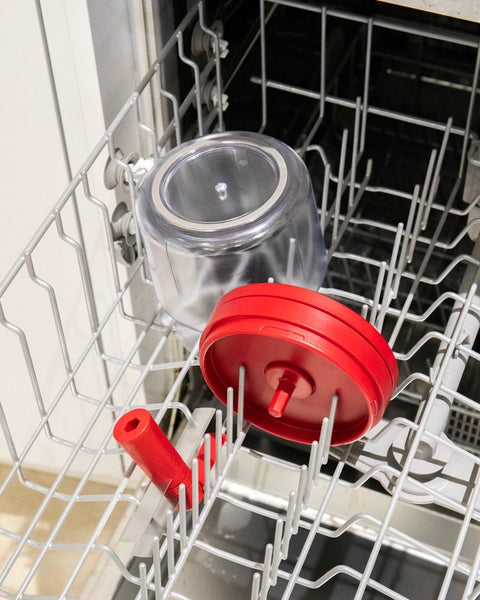 Hand Pull Food Chopper, 700ml, Empire Red, Boxed