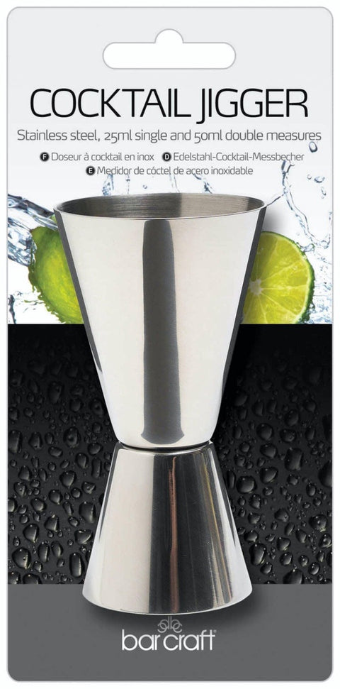 Dual Measure Jigger SS 25/50ml