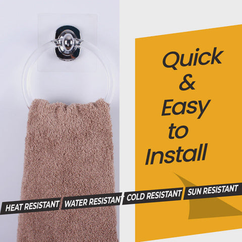 White Magic I-Hook Hand Towel Holder