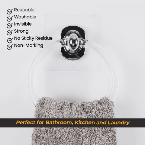 White Magic I-Hook Hand Towel Holder