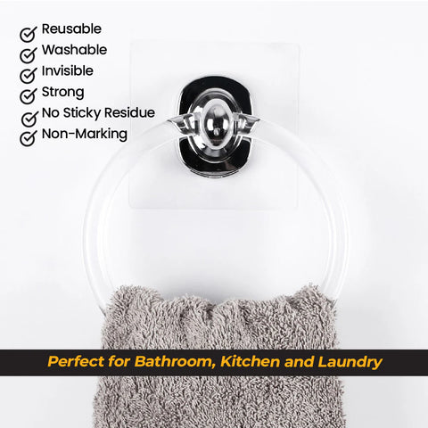 White Magic I-Hook Hand Towel Holder