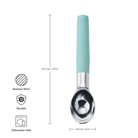 Ice Cream Scoop, Soft Grip, Mineral Water, Carded