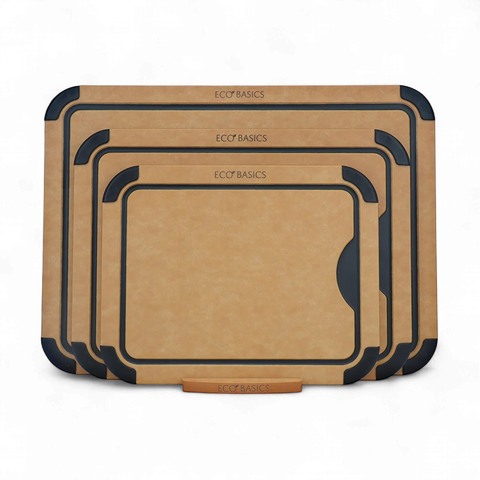 Eco Basics Carving Board with Juice Groove Set