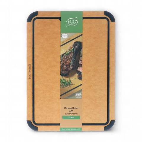 Eco Basics Caving Board with Juice Groove - Natural
