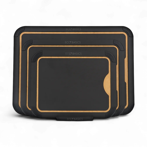 Eco Basics Carving Board with Juice Groove Set