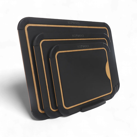 Eco Basics Carving Board with Juice Groove Set
