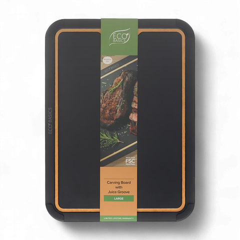 Eco Basics Caving Board with Juice Groove - Black