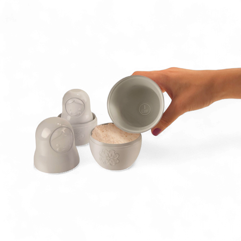 Matryoshka Measuring Cups 6 Piece Set White