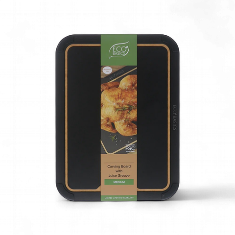 Eco Basics Caving Board with Juice Groove - Black