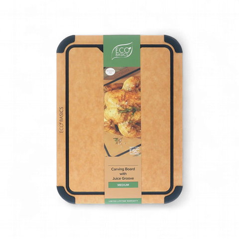 Eco Basics Caving Board with Juice Groove - Natural