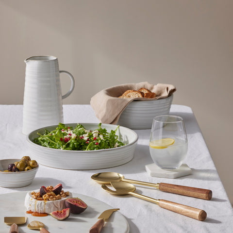 Harris Marble Serving Board White