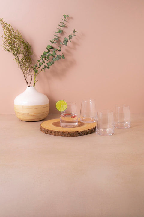 Palermo Stemless Glass 4pc Set